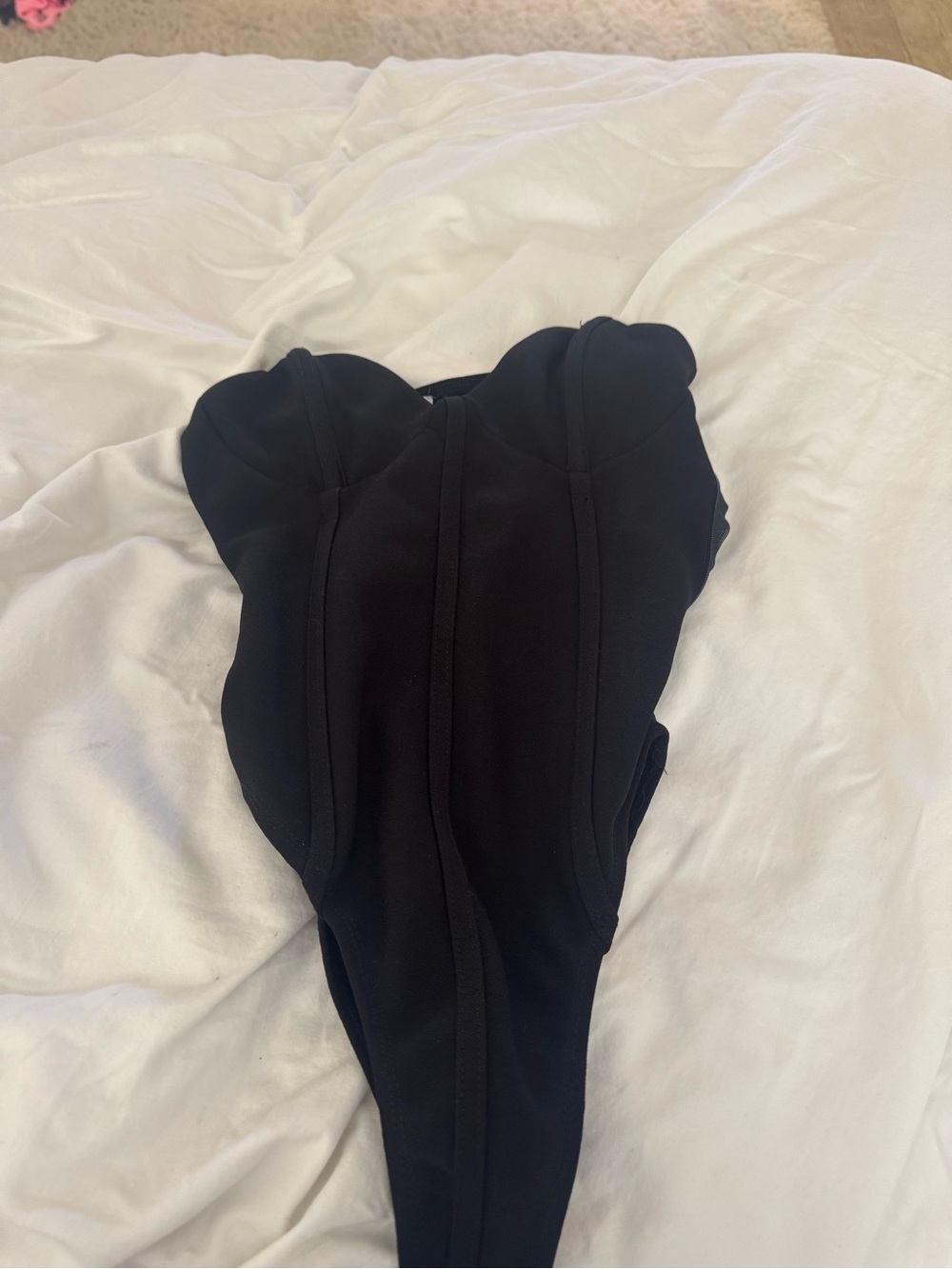 Princess Polly Black Strapless Bustier Bodysuit